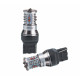 Светодиодная лампа 7440 Optima MINI-CREE, RED, CAN, CREE XB-D*10, 1800K, 12-24V, (W3X16g), 1 лампа