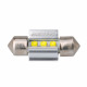 Светодиодная лампа Festoon 28mm Optima MINI-CREE, CAN, white, 1,8W, 12V, T10*28mm (SV 7-8), комплект 2 шт.