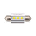 Светодиодная лампа Festoon 36mm Optima MINI-CREE, CAN, white, 2,4W, 12V, T10*36mm (SV 8,5-8), комплект 2 шт.