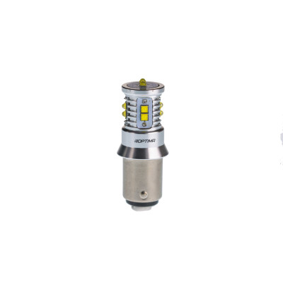 Светодиодная лампа P21/5W Optima MINI-CREE, CAN, CREE XB-D*10, 5500K, 12-24V, (BAY15D), двухконтактная, 1 лампа