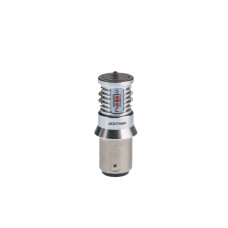 Светодиодная лампа P21/5W Optima MINI-CREE, RED, CAN, CREE XB-D*10, 1800K, 12-24V, (BAY15D), двухконтактная, 1 лам
