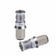 Светодиодная лампа P21/5W Optima MINI-CREE, RED, CAN, CREE XB-D*10, 1800K, 12-24V, (BAY15D), двухконтактная, 1 лам