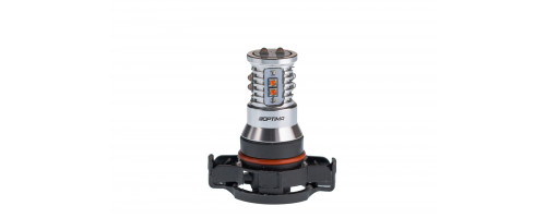 Светодиодная лампа PSY24W Optima MINI-CREE, YELLOW, CAN, CREE XB-D*10, 2800K, 12-24V, (PG20/4), 1 лампа