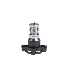 Светодиодная лампа PY24W Optima MINI-CREE, YELLOW, CAN, CREE XB-D*10, 2800K, 12-24V, (PG20/4), 1 лампа