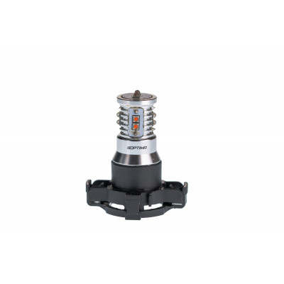 Светодиодная лампа PY24W Optima MINI-CREE, YELLOW, CAN, CREE XB-D*10, 2800K, 12-24V, (PG20/4), 1 лампа