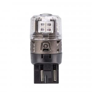 7443 Optima Premium LED ОНИКС, RED, 1800K, 200Lm, 12V, (W21/5W), комплект 2 шт.