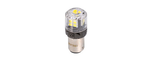 P21/5W Optima Premium LED ОНИКС, WHITE, 5500K, 650Lm, 12V, (BAY15D), комплект 2 шт.