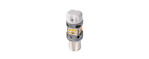 PY21W Optima Premium LED ОНИКС, YELLOW, 2800K, 1000Lm, CAN, 12V, (1156, BAU15), комплект 2 шт.