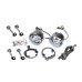 Светодиодная противотуманная фара OPTIMA LED FOG LIGHT 098 Nissan/Honda 90мм, 7W/0,4W, 5500K, 12V, комплект 2шт