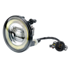 Светодиодная противотуманная фара OPTIMA LED FOG LIGHT 31266 Chevrolet, GM 100мм, 9W, DRL 3W, Повортотник 5500K, 12-24V, компл