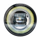 Светодиодная противотуманная фара OPTIMA LED FOG LIGHT 31266 Chevrolet, GM 100мм, 9W, DRL 3W, Повортотник 5500K, 12-24V, комплект 2шт