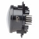 Светодиодная противотуманная фара Двух цветная OPTIMA LED FOG LIGHT 1398 Nissan/Honda 90мм, 9W, 5500K/3200K, 12V, комплект 2шт