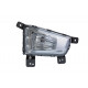 Противотуманная фара Hyundai Creta №725, с LED-ДХО, с проводкой, Комплект 2шт