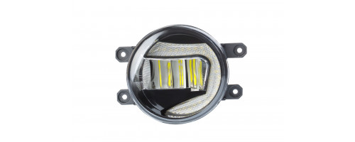 Светодиодная противотуманная фара OPTIMA LED FOG LIGHT 857 Toyota/Lexus, 90мм, 8W, 5500K, 1000Lm, ДХО 2W, Габарит, 12V, компле