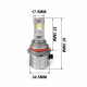 Светодиодные лампы HB5 Optima Premium LED ПРОСПЕКТ, 80W, 5000K, 12-24V, комплект 2 шт.