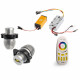 Светодиодный маркер (Подсветка колец) Angel Eyes E90/E70 RGB Optima Premium, CREE, 40W, комплект с пультом