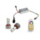 Светодиодный маркер (Подсветка колец) Angel Eyes E92 RGB Optima Premium H8, CREE, 60W, комплект с пультом