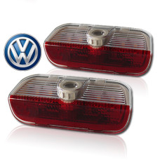 Подсветка двери светодиодная с логотипом VOLKSWAGEN в штатное место Комплект 2 шт.