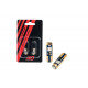 Светодиодная лампа цоколь T5, W1.2W Optima Premium, SAM Chip 3, GREEN, 12V, (W2x4,6d), 1 лампа